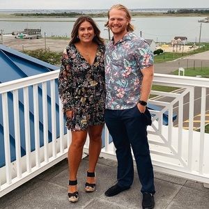 Black Multicolor Floral Free People Dress Size M